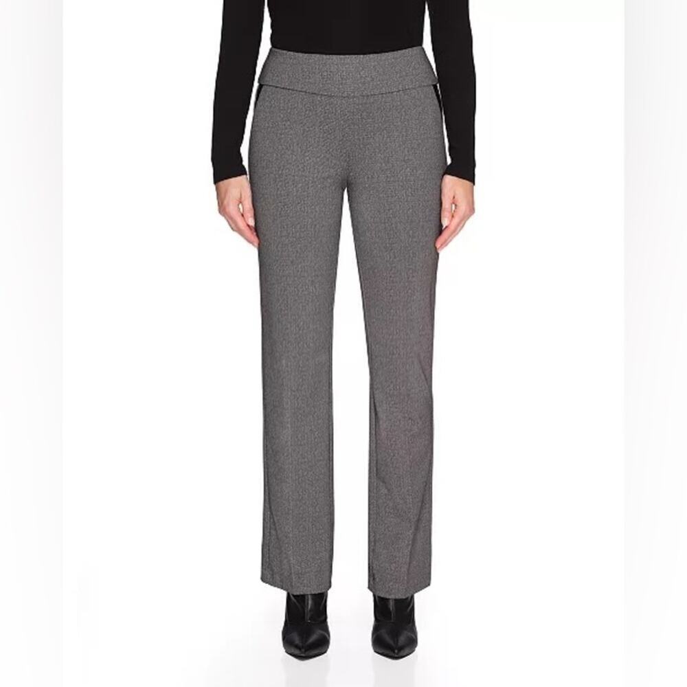 Cooper & Ella Pull On Bootcut Pants with Pleather Detail Size XL